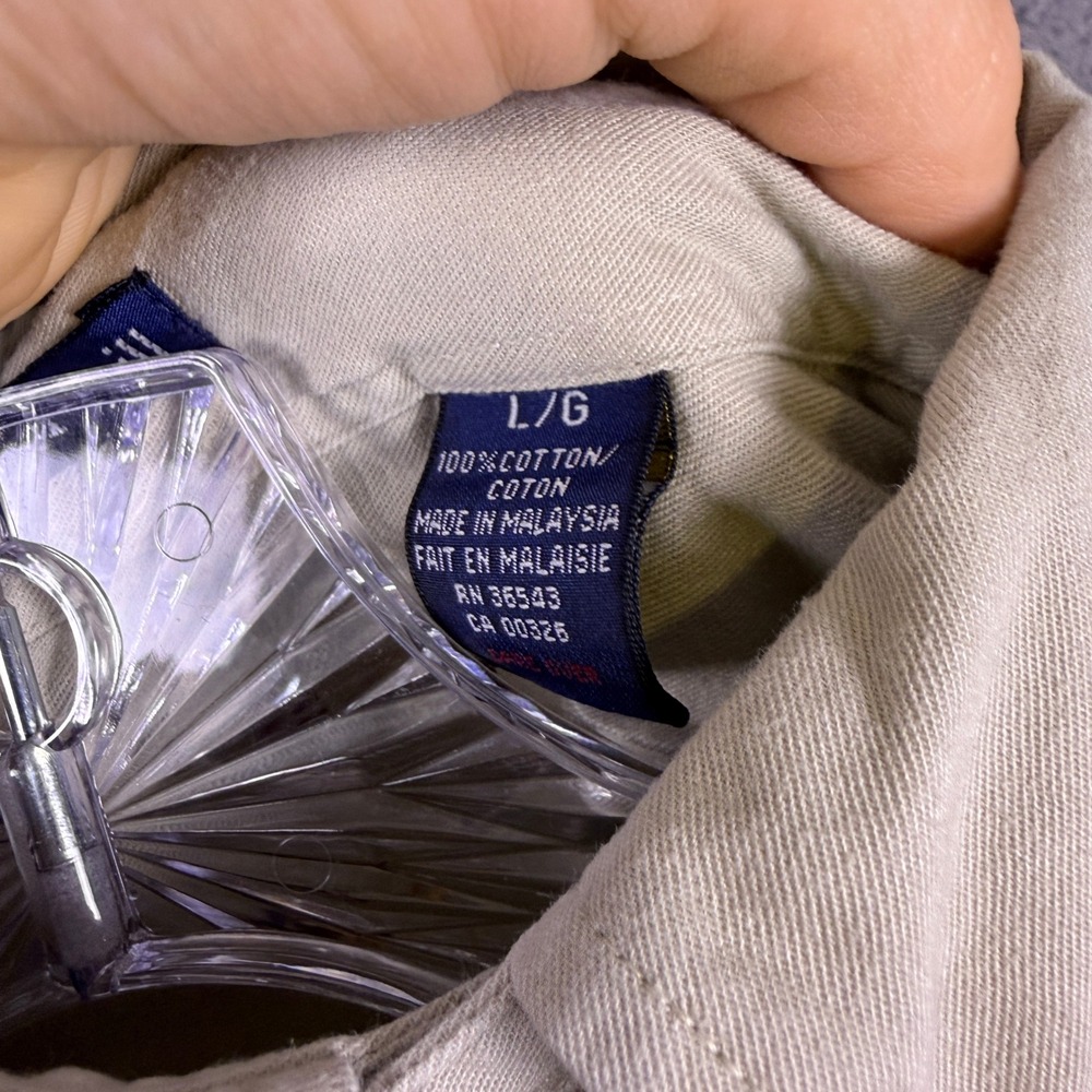Lot of 2 VTG Gant Washer Twill Button Down Shirts Mens L Work - Picture 5 of 11